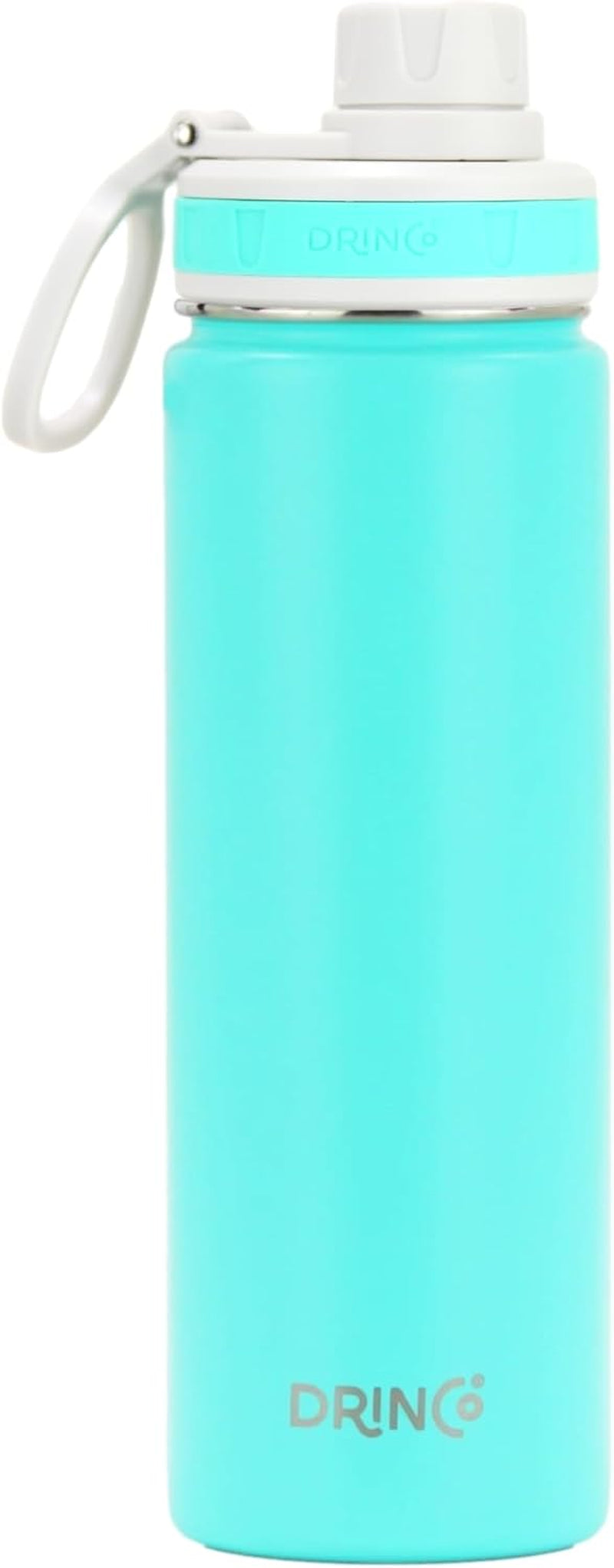 Stainless Steel Water Bottle Spout Lid Vacuum Insulated Double Wall Water Bottle Wide Mouth (40Oz 32Oz 22Oz 18Oz 14Oz) Leak Proof Keep Cold Sport Camping Hiking (22 Oz, 22Oz Teal)